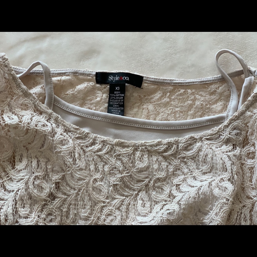 Style&co. Lace Top - Picture 4 of 6